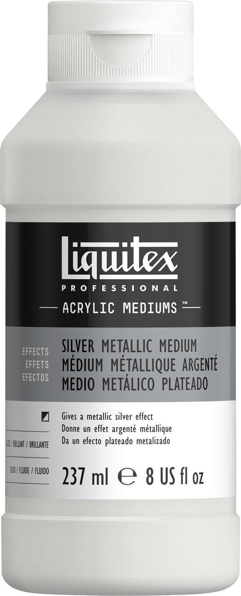 Afbeelding van product Liquitex Acrylic Additive 237ml Fles Metallic Silver