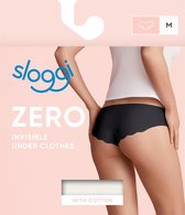 Sloggi Dames ZERO Cotton Hipster Silk White L