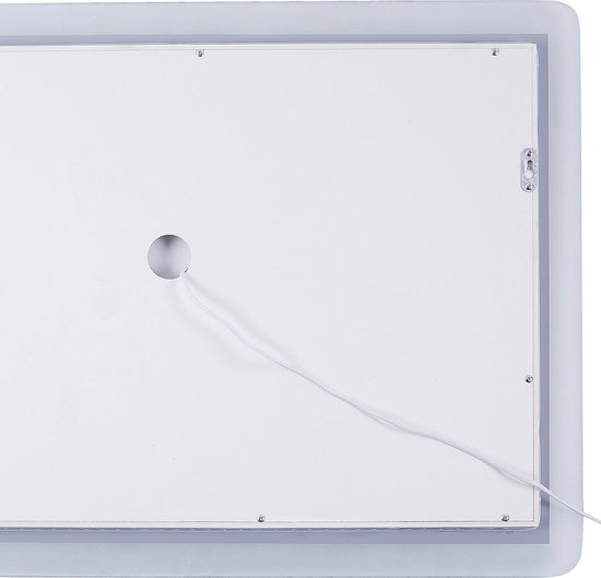 Beliani CORROY - Miroir LED- Argent - Glas