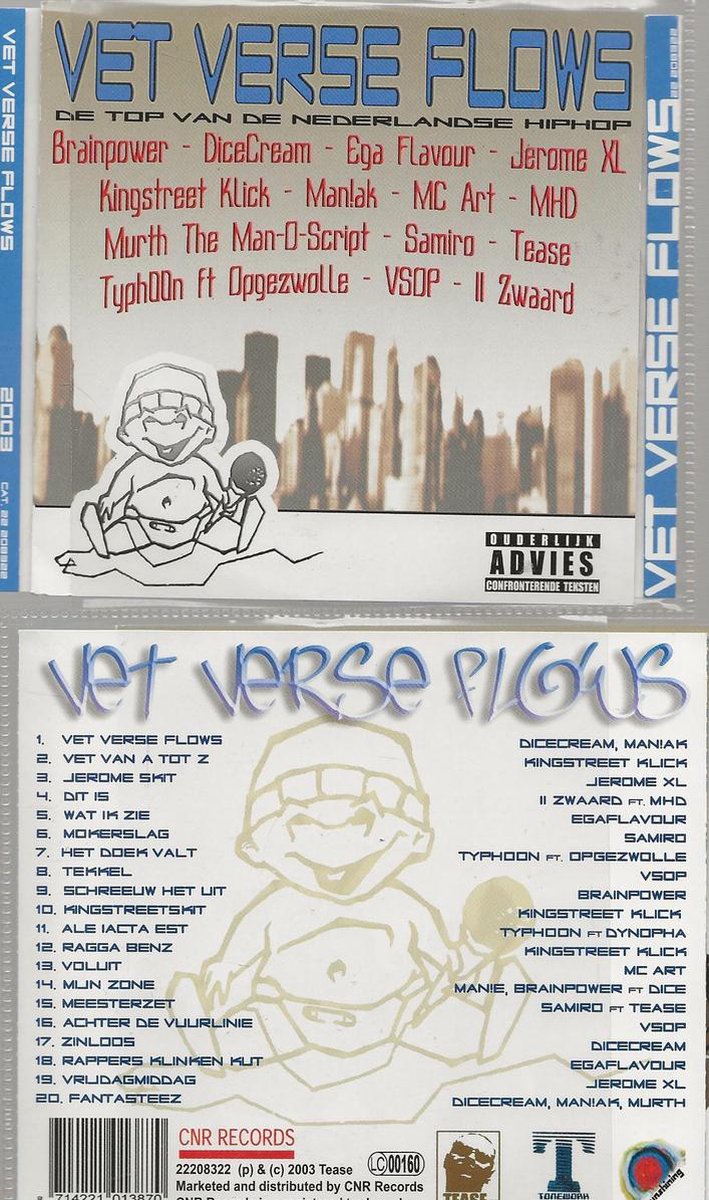 Vet Verse Flows 2003 - Brainpower, Typhoon, Opgezwolle, Various