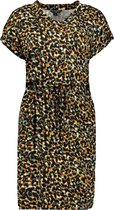 NED Jurk Rosanda Fudge Sketch Leo Tricot 21w1 X015 01 607 Fudge Dames Maat - XL