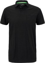 Tom Tailor Denim Korte mouw Polo shirt - 1018755 Zwart (Maat: S)