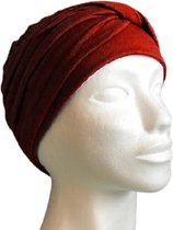 Chemo muts van Softies - Tulband cap - Roest