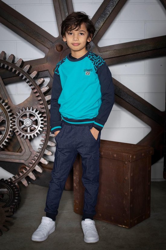 Legends jongens joggingbroek Otis Denim Blue | bol.com