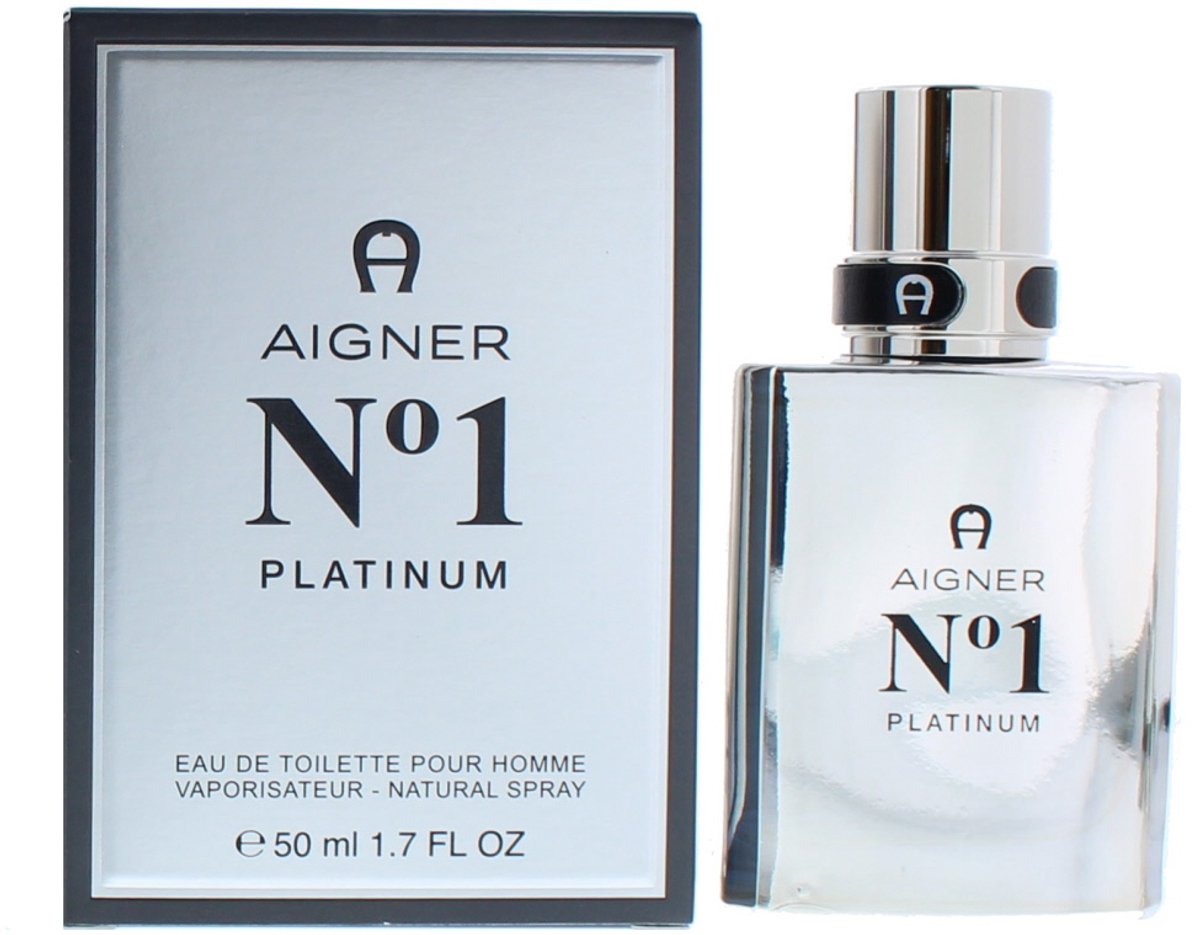 Aigner N°1 Platinum pour Homme - 50 ml - eau de toilette spray - herenparfum