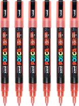 Markeerstift POSCA PC-3ML Purpurine Rood 6 Stuks