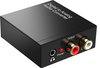 NÖRDIC SGM-183 Digitaal naar analoog audio converter - Toslink, Coax, RCA L/R, 3.5mm AUX - Zwart