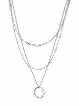 Orelia ketting open Zilver-One-Size