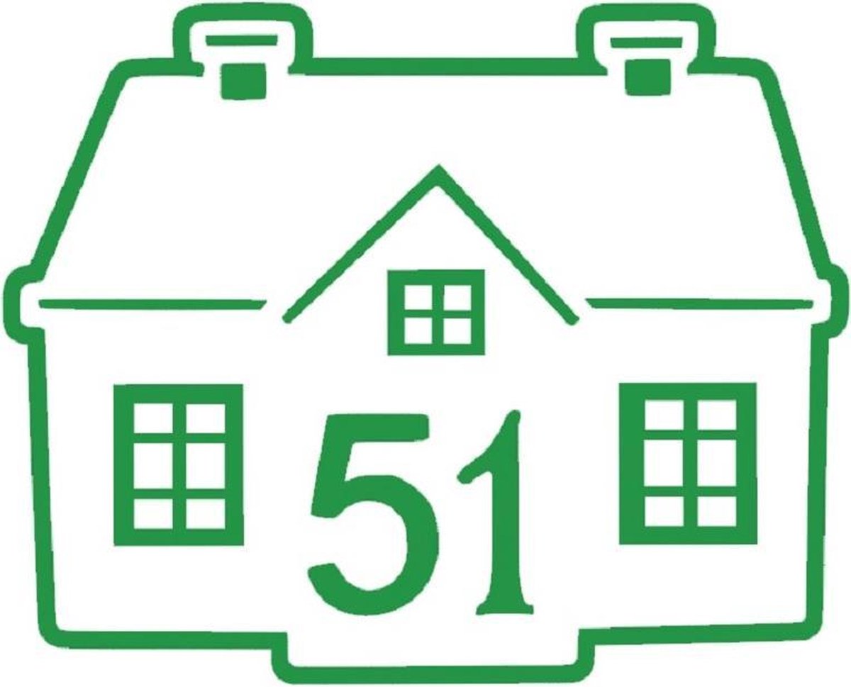 Container sticker huis