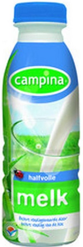 Campina Halfvolle Melk Petfles - 6 x 0,5 liter