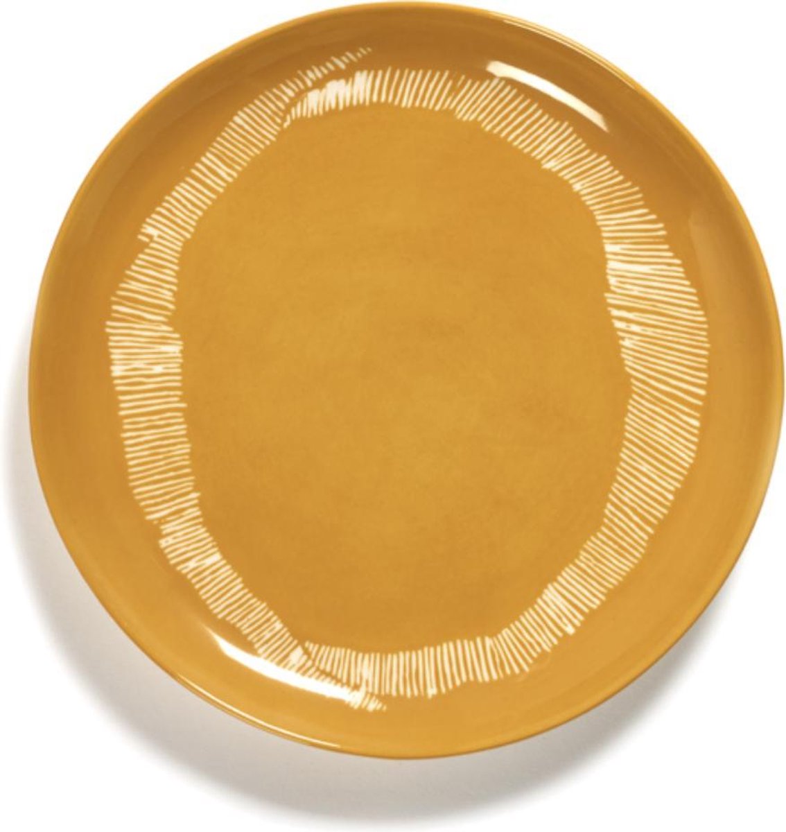 Serax - Ottolenghi Feast - Bord M - Geel/Wit - 22 Ø - 2 stuks