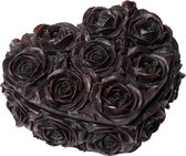 Alchemy Decoratieve opbergdoos Rose Heart Zwart