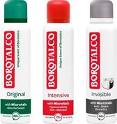 Borotalco - Deodorant - Try Out - 3 x 150ml