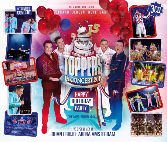 Toppers - Toppers In Concert 2019 - Happy birthday party (Live In de Johan Cruijff ArenA) (3 CD)