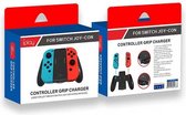 iPlay Oplaadbare Grip Geschikt Voor Nintendo Switch Joy Con's - Charging Controller Grip voor Switch