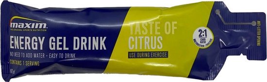 Maxim Energy Gel Drink Citrus - 15 x 60 ml
