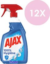 Ajax 100% Hygiëne Allesreiniger Spray - 12 x 750 ml
