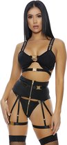 Forplay Instant Click - Lingerie Set black Large