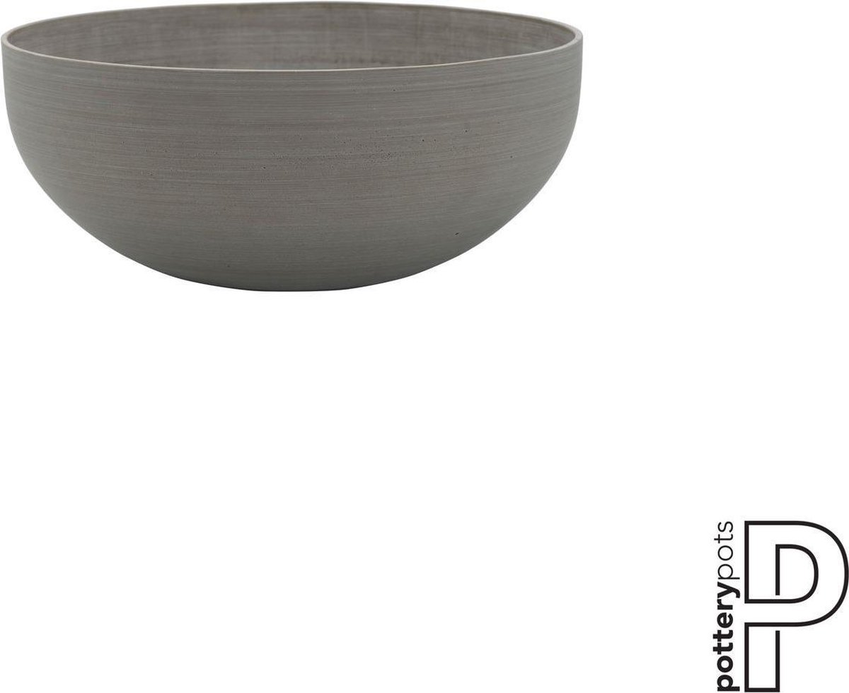 Pottery Pots Schaal-Plantenbak Morgana Zandsteen Grijs D 36,5 cm H 16 cm