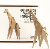 Esnaf Giraffe Houten speelgoed dier met magneten