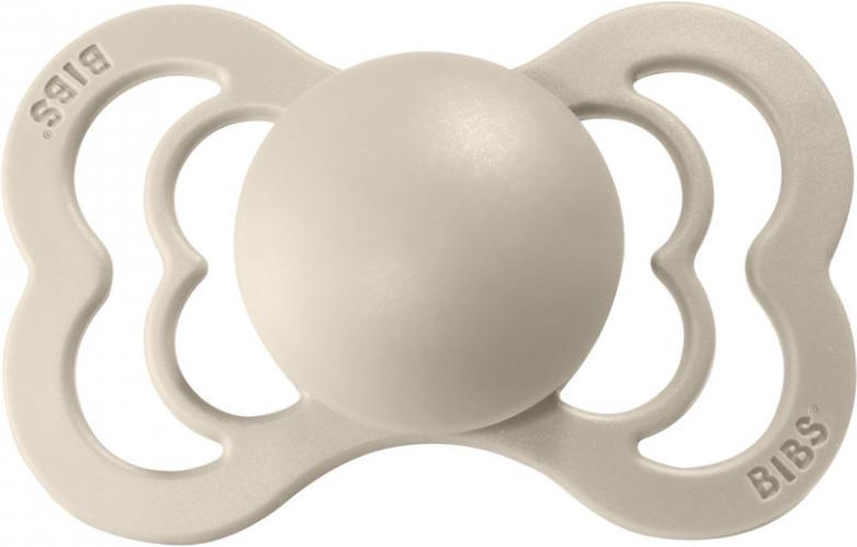 Goedkoopste BIBS supreme speen | vanilla natuurrubber | T2 6-18 maanden