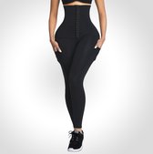 Kim - legging met extra hoge taille en dubbele zakken