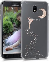 kwmobile telefoonhoesje voor Samsung Galaxy J5 (2017) DUOS - Hoesje voor smartphone - Glitterfee design
