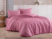 Double Duvet Cover Set ( Bed sheet + Pillowcase ) Damson