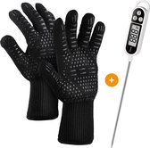 QY Set van 2 Ovenwanten en een Voedsel Thermometer