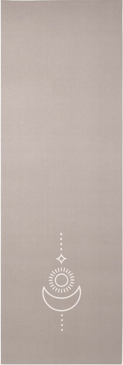 Yogamat sticky extra dik balance taupe - Lotus - 6 mm