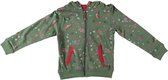 Someone zachte groen jongens sweatvest hoodie - Maat 110
