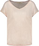 DEELUXE T-shirt met glanzend effect CINDY Light Pink