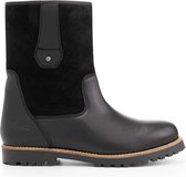 NoGRZ R.Cassels Bottes outdoor pour hommes - Doublées de laine - Cuir Zwart - Taille 42