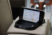 Auto Antislipmat voor Telefoon - Plakbaar Siliconen / Rubber - Mat Zwart navigatie - handvat - Mobiel