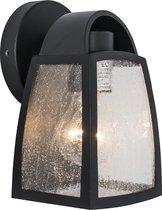 LUTEC Kelsey - Kleine wandlamp voor buiten E27 fitting - Zwart