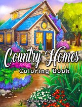 Country Homes Coloring Book - Coloring Book Cafe - Kleurboek voor volwassenen