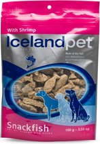 RelaxPets - Icelandpet - Hondenkoekjes - Dog Shrimp - Vissnoepjes - Garnaalsmaak - 100 Gram