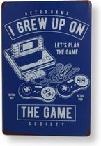 Game Room Sign -  The Game Society - Retro Game