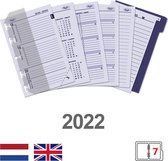 Kalpa 6347-24-25 Mini Agenda Navulling 1 Week per 2 Paginas Jaardoos NL EN 2024 2025