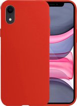 iPhone XR Hoesje Siliconen - iPhone XR Case - Rood