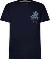 Tommy Hilfiger Palm Box T-shirt - Mannen - Navy