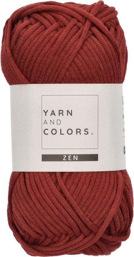 Yarn and Colors Zen garen katoen/nylon - kleur 029 Burgundy | bol.com