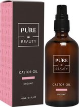 Castor olie - Pure is Beauty - Biologisch - Castorolie - Castor oil - Castor olie wimpers