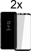 Samsung S8 Screenprotector - Beschermglas Samsung galaxy S8 Screen Protector Glas - Full cover - 2 stuks