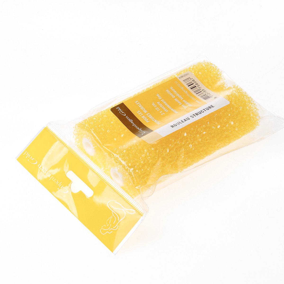 Copenhagen Gold muurverfroller / structuurroller middelfijn - 10 cm. (2 stuks)