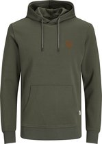 JACK&JONES JJEBASIC LOGO SWEAT HOOD Heren Trui - Maat S