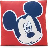 kussens Mickey Mouse junior 40 cm microfiber rood/blauw