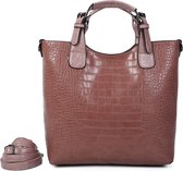 Bag in bag Ines Delaure croco blush