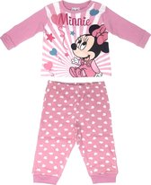 Disney Minnie Mouse pyjama - Katoen - Roze - Maat 80 (18 maanden)