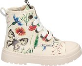 Bikerboots | Meisjes | White Butterfly | Leer | Shoesme | Maat 25